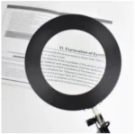 High Quality Salon Work Folding Long Arm Desk Lamp with 8x Magnifier Nail Art Reading Table Lamp - Image 4