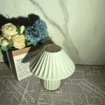 Cordless Ceramic Table Lamp Mini Desk Lamp Rechargeable for Party Deco - Image 2