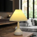 Minimalist Creative Fabric Shade Desk Lamp for Reading Minimalist Style Bedside Table Lamp Living Room - Image 2