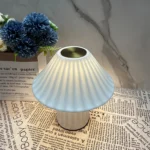 Cordless Ceramic Table Lamp Mini Desk Lamp Rechargeable for Party Deco - Image 4
