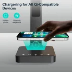 High Quality Modern Design 10W LED Desk Lamp with Wireless USB Charging New Foldable Night Light for Reading - Image 4