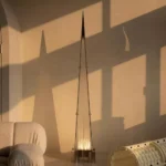 Nodric Design Living Room Creative  Atmosphere Led Floor Lamp Art Decoration Pyramid Floor Light - Image 6