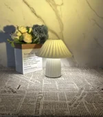 Cordless Ceramic Table Lamp Mini Desk Lamp Rechargeable for Party Deco - Image 5