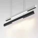 Hot Selling Home Office LED Linear Pendant Light Surface Mounted Adjustable Height Long Strip Hanging Light - Image 3