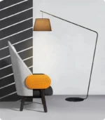 Nodric Home Decoration Vertical Floor Lamp Minimalist Corner Fishing Black Floor Lamp Living Room Hotel - Image 3