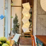 Customize Unique Shape Paper Pendant Lamp With Big Shade for Living Room Villa Paper Lantern Light - Image 2