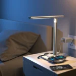 2025 4 in 1 Practical Study Desk Lamp Led Reading Table Desk Lamp With 15W Fast Wireless Charger for Mobile Phone for Earphone - Image 5