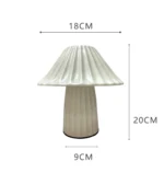 Cordless Ceramic Table Lamp Mini Desk Lamp Rechargeable for Party Deco - Image 6