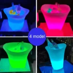 Hot Selling Rechargeable LED Night Light RGB for Ice Wine Bucket Shape Table Lamp Bar Atmosphere 16 Colors Holiday Party - Image 6