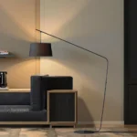 Nodric Home Decoration Vertical Floor Lamp Minimalist Corner Fishing Black Floor Lamp Living Room Hotel - Image 2