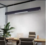 Hot Selling Home Office LED Linear Pendant Light Surface Mounted Adjustable Height Long Strip Hanging Light - Image 4