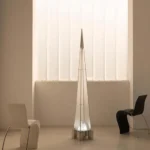 Nodric Design Living Room Creative  Atmosphere Led Floor Lamp Art Decoration Pyramid Floor Light - Image 2