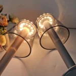 Modern Luxury Aluminum Touch Cordless Table Lamp Rechargeable Hotel bar Decoration Led Desk Lamp - Image 5