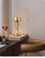 Hot Sell Modern Mushroom Rechargeable Led Table Lamp Bedroom bar Wedding Light Luxury Decorative Table Lamp - Image 5