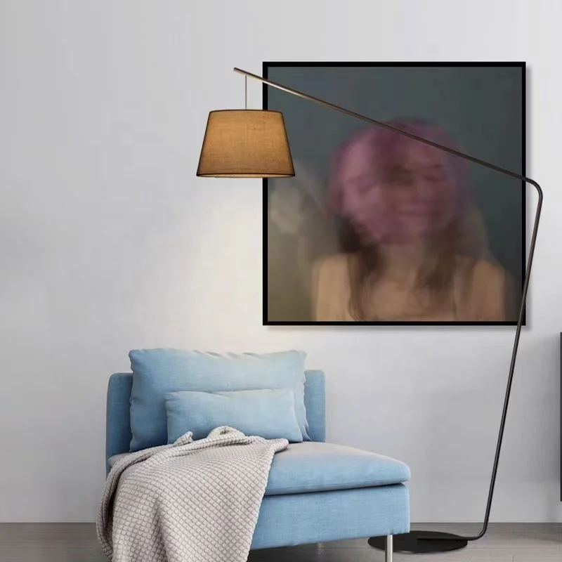 Hcf5ebd252cfb46f09c0eb3a7d3d2d4fdW.webp Nodric Home Decoration Vertical Floor Lamp Minimalist Corner Fishing Black Floor Lamp Living Room Hotel - Image 1