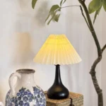 Minimalist Creative Fabric Shade Desk Lamp for Reading Minimalist Style Bedside Table Lamp Living Room - Image 3