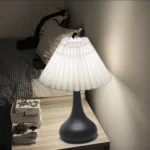 Minimalist Creative Fabric Shade Desk Lamp for Reading Minimalist Style Bedside Table Lamp Living Room