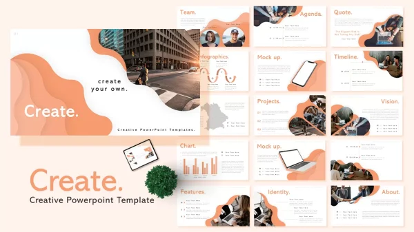 Business courseware project report dynamic PPT planning slide template design and production