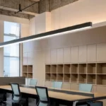 High Quality Aluminum Linear LED Pendant Lamp for Office Kitchen Decorative Hanging Light Commercial Lighting - Image 4