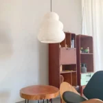 Creative Home Decoration Handmade Paper Pendant Lamp Unique Shape Hanging Rice Paper Lamps for Hotel Living Room