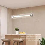 LED Pendant Light Long Tube Lamp Chandelier Ceiling Light for Kitchen Island - Image 2