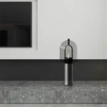 Modern Luxury Decoration Reading Glass Table Lamp Living Room Hotel Bedside Minimalist Desk Lamp Black - Image 5