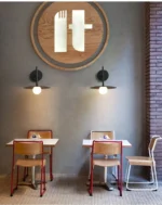 Indoor Decoration Round Wall Light Vintage Simple Design Living Room Staircase Wall Lamp Ceiling Light - Image 2