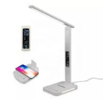 New Perpetual Calendar Display Table Lamp 10W Wireless Charge LED Night Light Eye-protection 5 Colors Dimming Modes Lamp Holder