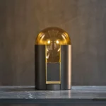 L0uxury Hotel Decorative Black Table Lamp Glass Ball Shade for Hotel Bedroom Reading Led Table Lamp - Image 2