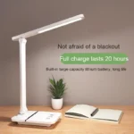 Smart LED Table Lamp With Eye-Protection Foldable Timed Setting Minimalist Design Touch Control LED Lamp for Desk Study Working - Image 5