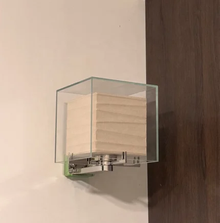 HOt Selling Square Paper LED Wall Lights Hotels Bedroom Ambient Wall Lamp for Home Decor