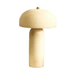 Home Decorative Handmade Mushroom Ceramic Table Lamp Designer Hotel Bedroom Bedside Desk Lamp