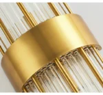 Luxury Design Crystal Wall Lamp Bedroom Bedside Corridor Aisle Lighting Golden Wall Lamps - Image 6
