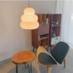 Creative Home Decoration Handmade Paper Pendant Lamp Unique Shape Hanging Rice Paper Lamps for Hotel Living Room - Image 2