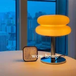 Modern Hotel Bedroom Bedside Decorative Table Lamp Nordic Design Coloful Glass Table Lamp - Image 6