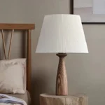 Luxury Home Wood Table Lamp Modern Art Desk Lamp Bedroom Bedside Decorative Table Lamp - Image 3