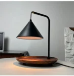 Top Seller Eco-friendly Flameless Candle Warmer Lamp Height Adjustable Wooden Table Lamp for Bedroom Study for Home Decor - Image 4
