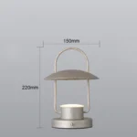 Modern Portable Camping Table Lamp Rechargeable Touch Control Bedside Lamp Cordless Table Lamp - Image 6