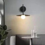 Indoor Decoration Round Wall Light Vintage Simple Design Living Room Staircase Wall Lamp Ceiling Light