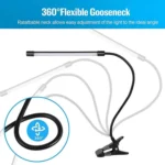 Wholesale Metal Led Swing Arm Table Lamp Clamp on Desk Reading Light Clip Nail Desk Lamp - Image 4