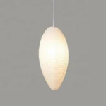 Factory Wholesale Wabi Sabi Style Handmade Paper Lamp Retro Chandelier for Restaurant bar Lantern Paper Pendant Lamp