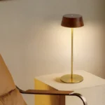 High Quality Metal Rechargeable Table Lamp Creative Wireless Restaurant Lighting Luxury Table Lamp Battery - Image 2
