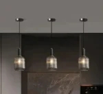 Nordic Home Decoration Smoke Grey Glass Pendant Lamp for Living Room Restaurant Luxury Art Hanging Light - Image 4