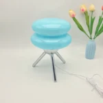 Small Room Decor Ideas Side Lamps for Living Room Luxury Glass Table Lamp - Image 3