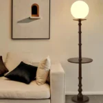 2 in 1 Wooden Table Floor Lamps for Living Room Contemporary Bedroom Stand Lamp - Image 2