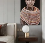 Wholesale Golden Base Glass Ball Table Lamp Living Room Bedroom Bedside Simple Decorative Table Lamp - Image 3