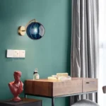 Online Home Decor Websites Bedside Light Glass Wall Mounted Lamp - Image 2