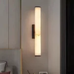 High Quality Home Decorative Natural Marble Wall Lamps for Hotels Villas Living Rooms Corridors Led Wall Light - Image 3