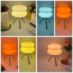 New Home Decorative Colorful Glass Table Lamp Modern Hotel Bedroom Bedside Tripod Table Lamp Girl Gift - Image 6