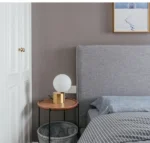Wholesale Golden Base Glass Ball Table Lamp Living Room Bedroom Bedside Simple Decorative Table Lamp - Image 5